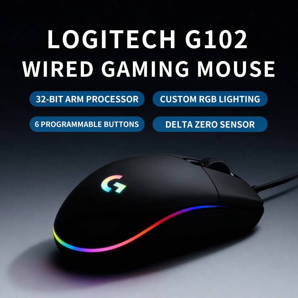 ロジクール G102 ゲーミングマウス 2000万回のクリッ - Esports Gaming Tournaments のレビューと価格